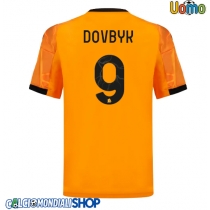 Maglie da calcio AS Roma Artem Dovbyk #9 Seconda Maglia 2025-26 Manica Corta